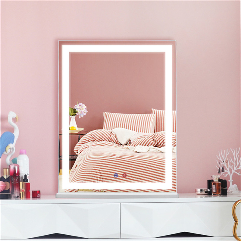 Moderno Schema di Fashion Frameless Decorative Bedroom LED Light Makeop Mirror
